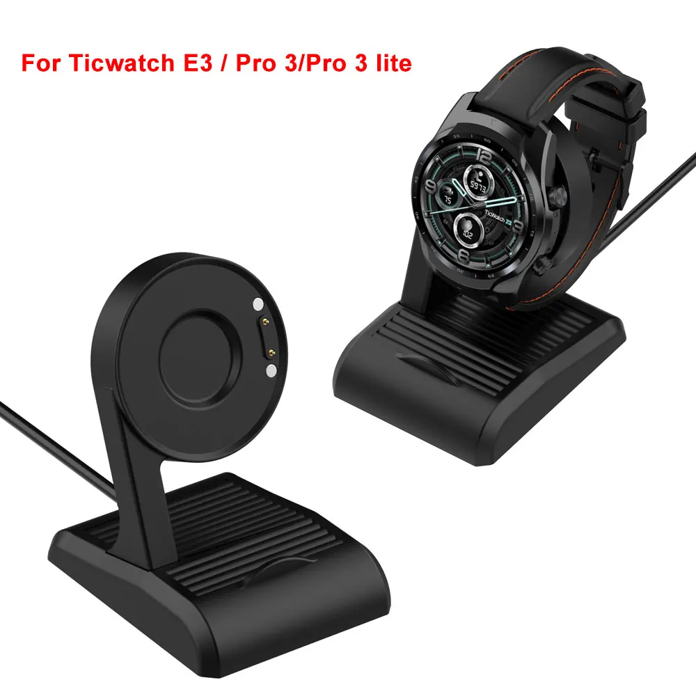 

Зарядная док-станция адаптер для TicWatch proX E3 pro3 LTE умные часы USB Магнитный зарядный кабель подставка для Ticwatch Pro 3 LTE