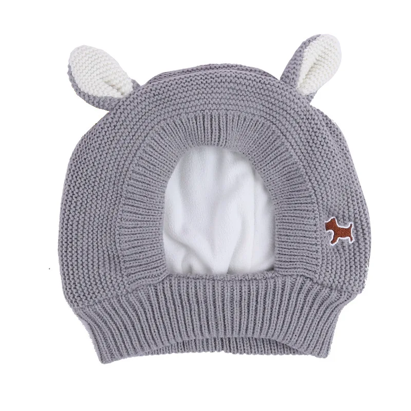 Наушники для собак защита от шума чехлы ушей домашних животных вязаная шапка