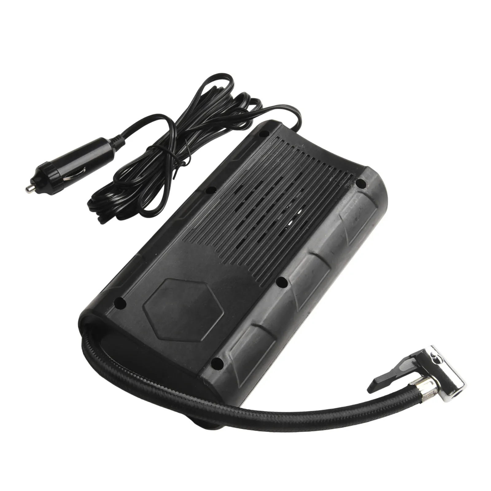 Автомобильный воздушный насос электрический компрессор портативный самоходный