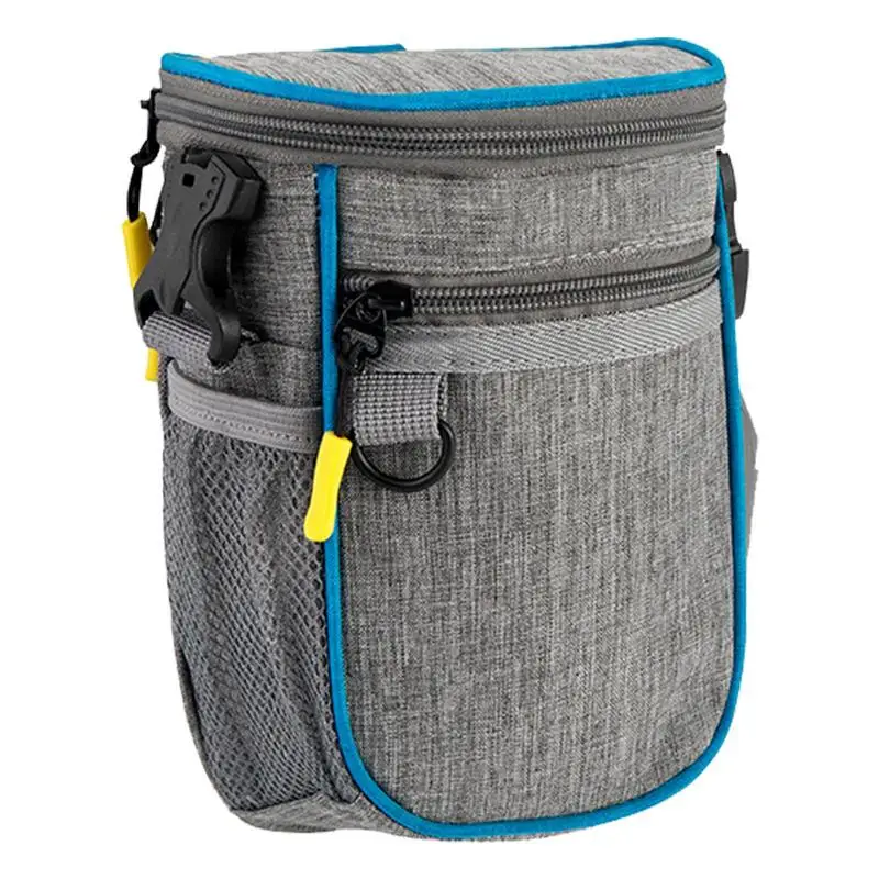 

Сумка для дрессировки собак, большая открывающаяся сумка с сетчатой стеной и зажимом для поясного ремня, портативный контейнер для собак