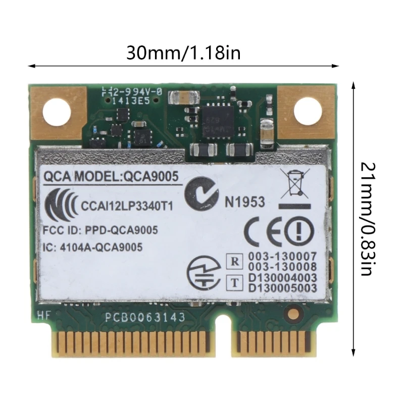

Двухдиапазонная беспроводная Wi-Fi Wlan-карта DW1601 QCA9005 Mini Pci-e 300 Мбит/с Bluetooth-Совместимость 4,0 для Dell6430U E6430