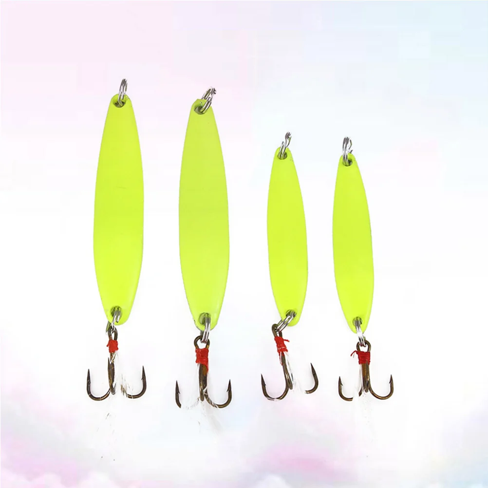 

Lures Baits Hook Squid Bait Set Glowing Tackle Floating Hard Sequins Luminous