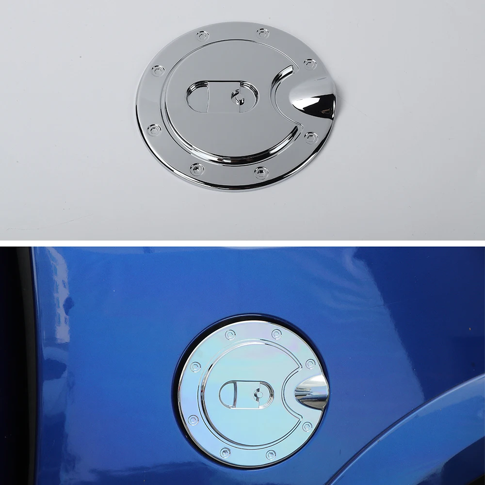 

YAQUICKA For Dodge Ram 2010-2017 Car Fuel Oil Tank Decoration Cover Trim ABS Styling Auto Moldings