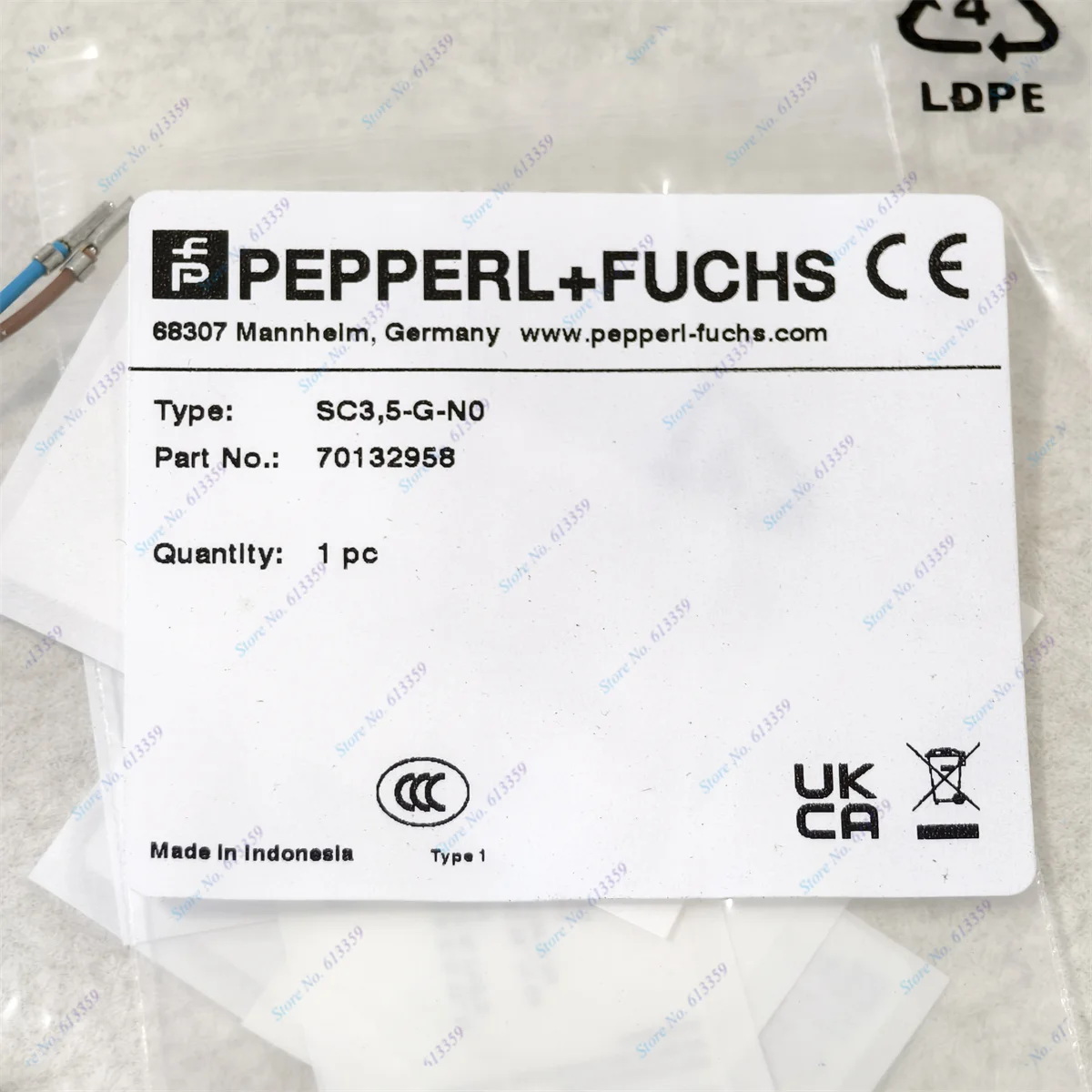 Фотоэлемент P + F датчик индуктивного типа слота новый оригинальный