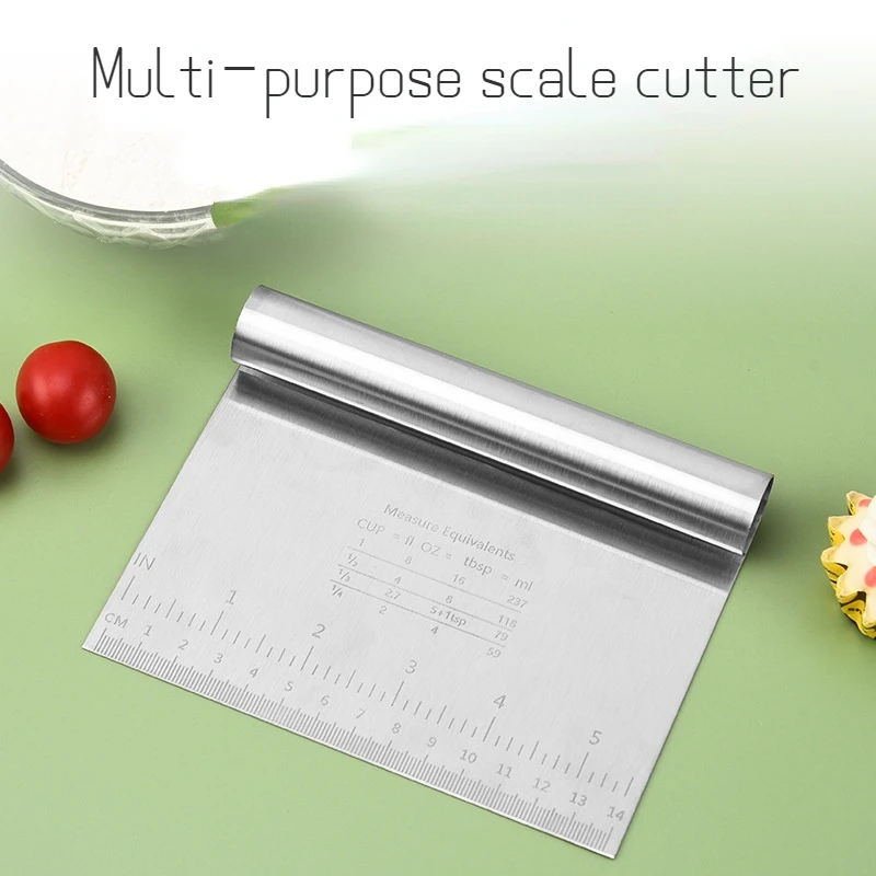 1 шт. нож-лапша из нержавеющей стали скребок для торта со шкалой выпечки