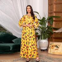 ramadan eid fashion dubai abaya for muslim women plus size long cotton prints diamonds dress robe femme skrit hijab turkey