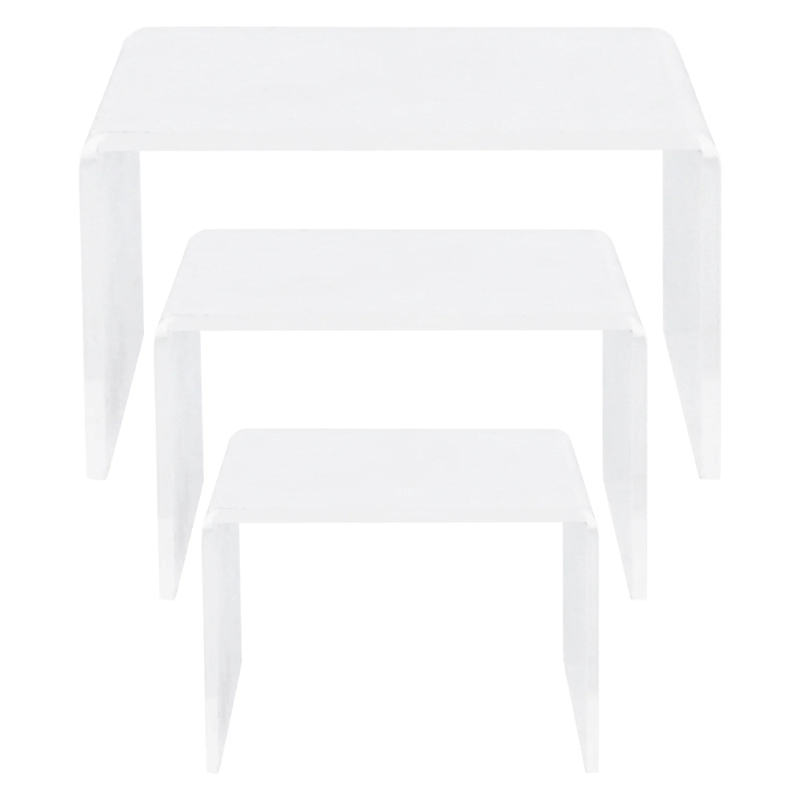 

3pcs Display Rack Lightweight Practical Creative U Shape Shoes Rack for Office Home Shopwindow