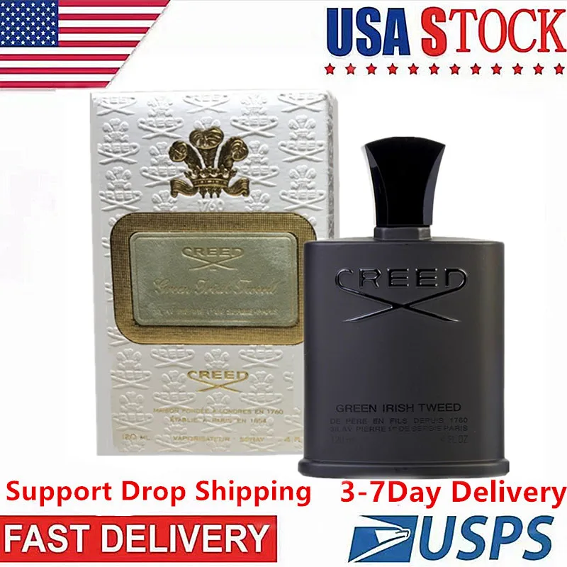 

Free Shipping 3-7 Days To The United States Creed Green Irish Tweed Men's Fragrances Body Spray Long Lasting Men's Deodorant