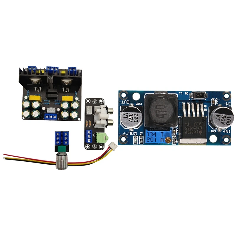 

LM1875 Power Amplifier Board With Lm2596 DC Converter Module