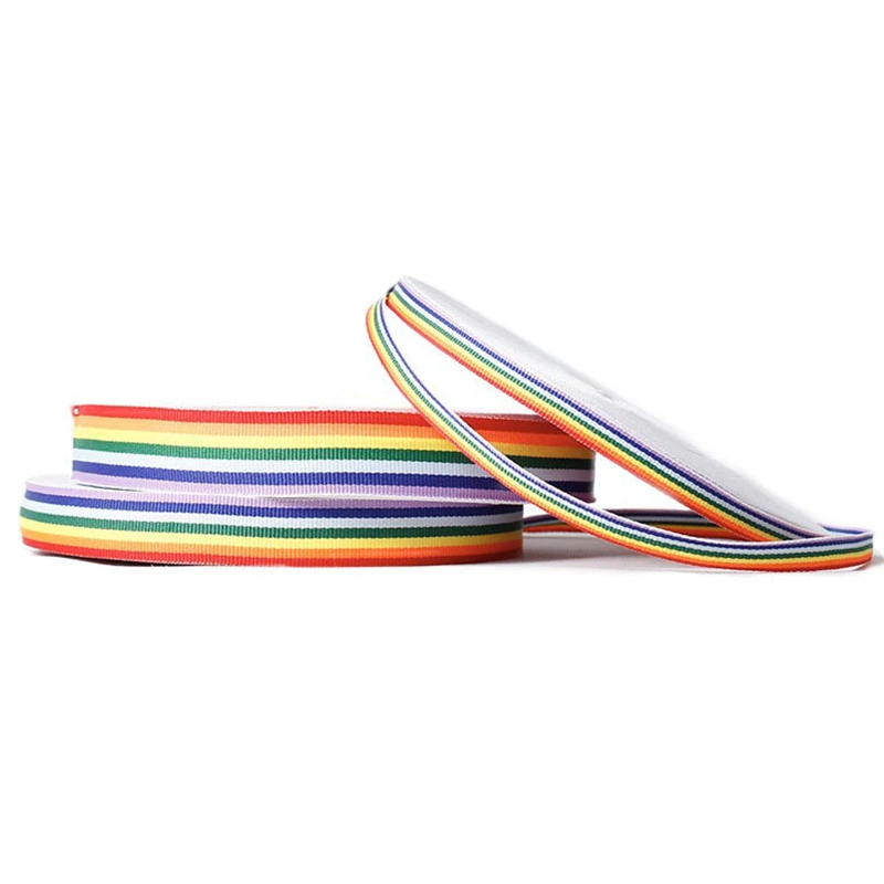 

New 10mm-25mm 100% Polyester Color Jacquard Webbing Ribbon DIY Shoes And Hats Clothing Accessories Gift Packaging Ribbon