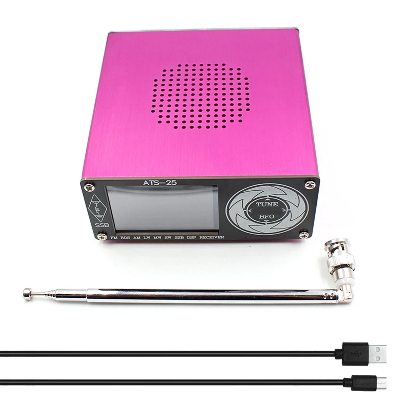 

SI4732 All-Band Radio Receiver Scanner FM LW(MW SW) SSB 2.4 Inch Contact Screen Radio Search HAM Band Quick Channel