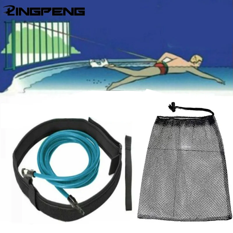 

Swimming Belt for Pool Belt for Adults Children Adjustable Resistance Trainer Belt Leash for Swimming Pools Resistance Training