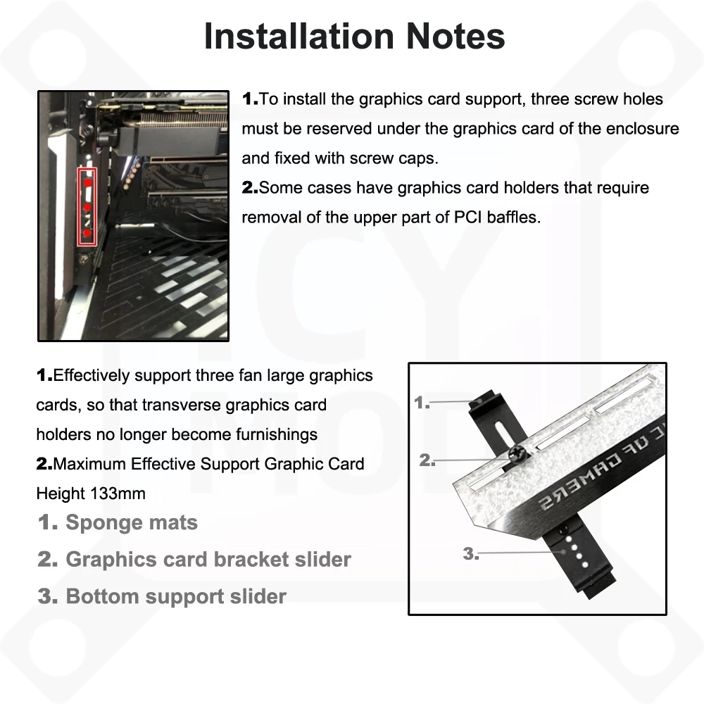 LCD GPU Bracket RGB VGA Support 2.2 Inch Display Temperature Detection ROG Horizontal Video Card Holder 5V/12V AURA SYNC MOD | Компьютеры