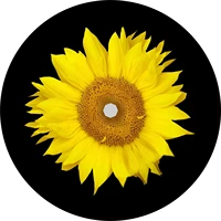 sunflower spare tire cover waterproof sunscreen auto parts print pattern gift suitable for most vehicle spare tire cover