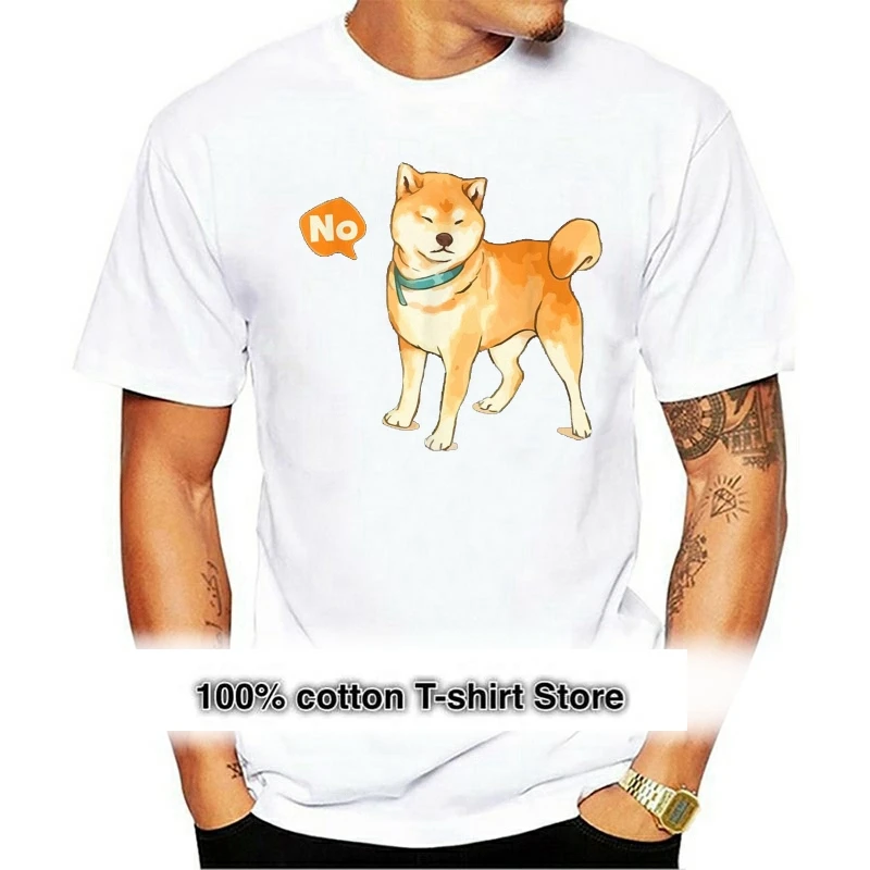 

2021 Fashion Cute Shiba Inu Shirt Nope - Doge Meme Shirt Tees