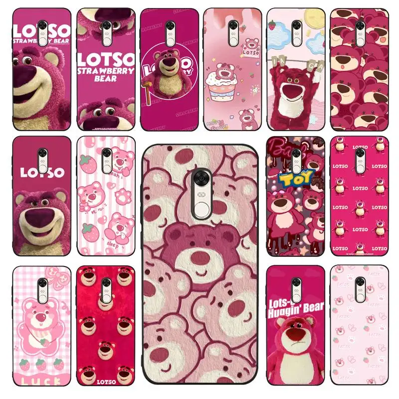 

Disney Lotso Phone Case for Redmi 5 6 7 8 9 A 5plus K20 4X S2 GO 6 K30 pro