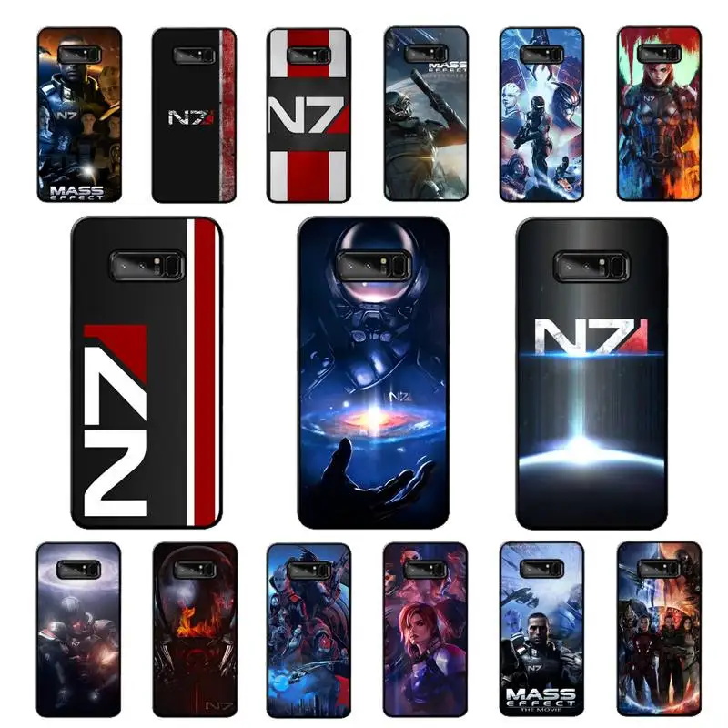 

N7 Mass Effect Phone Case For Samsung Note 8 9 10 20 pro plus lite M 10 11 20 30 21 31 51 A 21 22 42 02 03