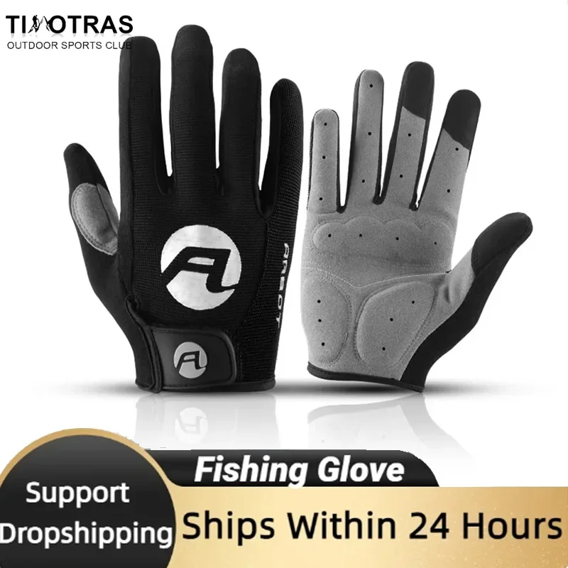 

Winter Warm Cycling Gloves Long Finger Non-Slip Shock-Absorbing Men'S Breathable Sunscreen Touch Screen Riding Gloves