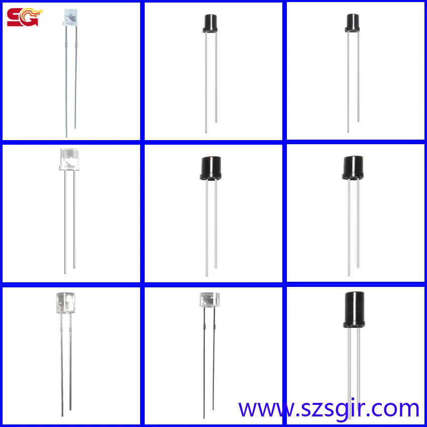 10 шт. плоская линза фототранзистор NPN фотодатчик светочувствительный приемный