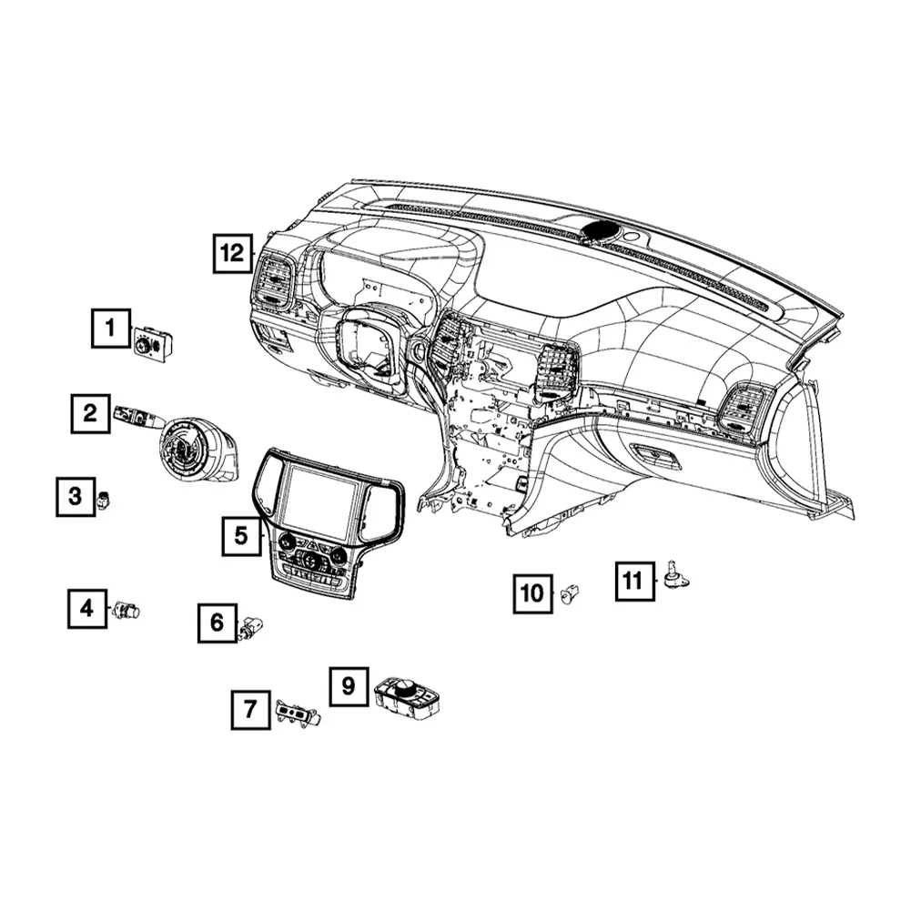 

Part Connector 1pc 68323663AE Accessories Connector For Grand Cherokee 2018-2022 Practical SD USB Port Aux Durable
