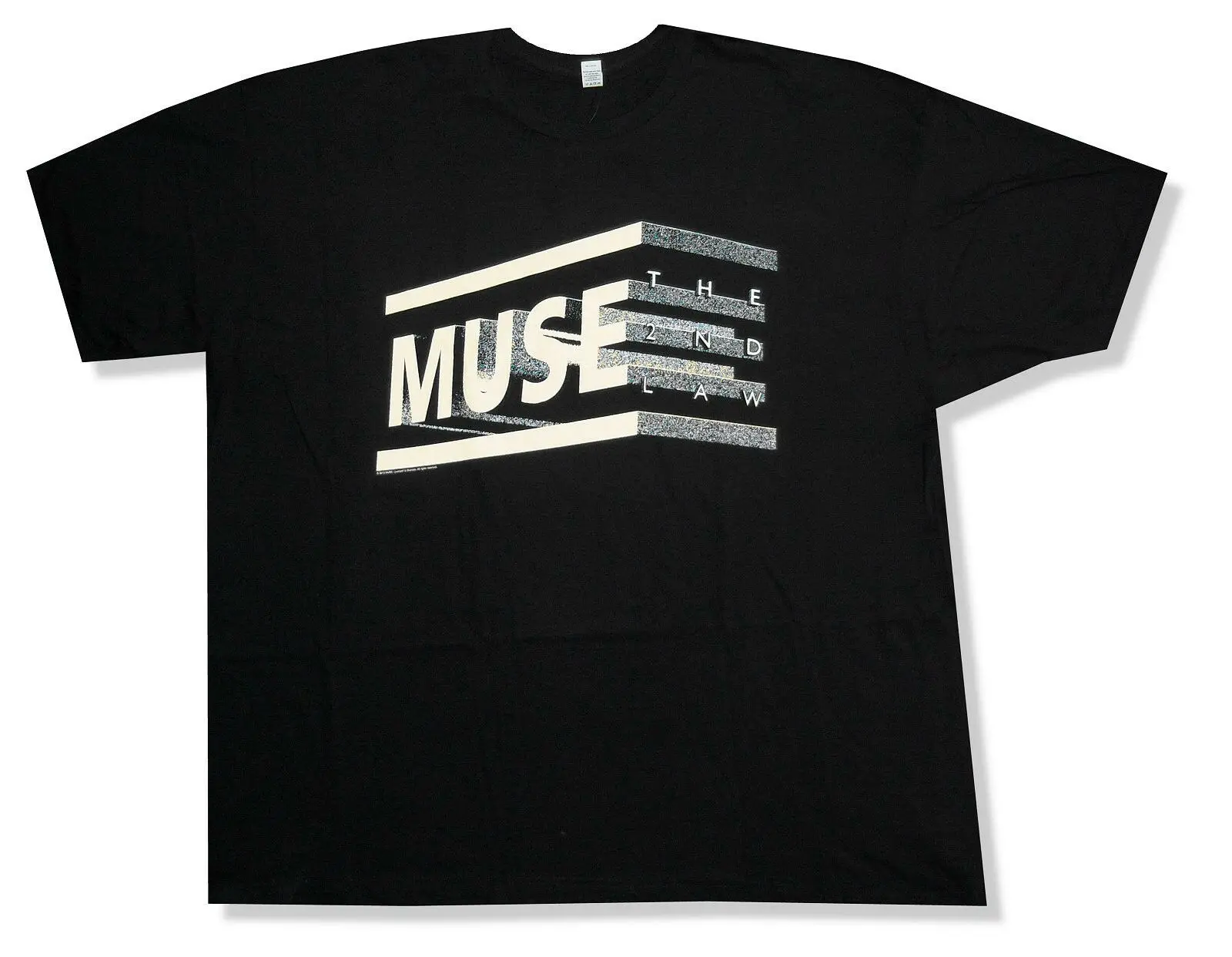

Muse The 2nd Law 3D Logo Black T-Shirt New Band Merch