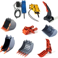 metal buckets quick move mount grab protective net ripper breaker hammer for 114 jdm v2 hydraulic rc excavator diy spare parts