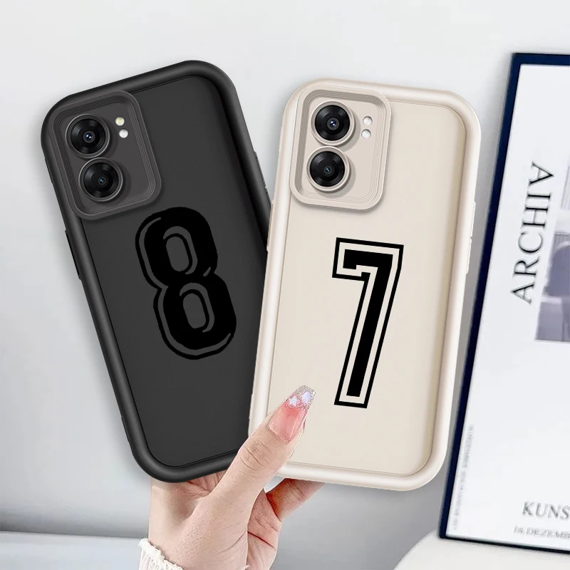 Футбольная звезда джерси с цифрами глаз лестница для OPPO Find X5 X3 A58 A57 A55 A53 A54 A92 A74 A78 A98