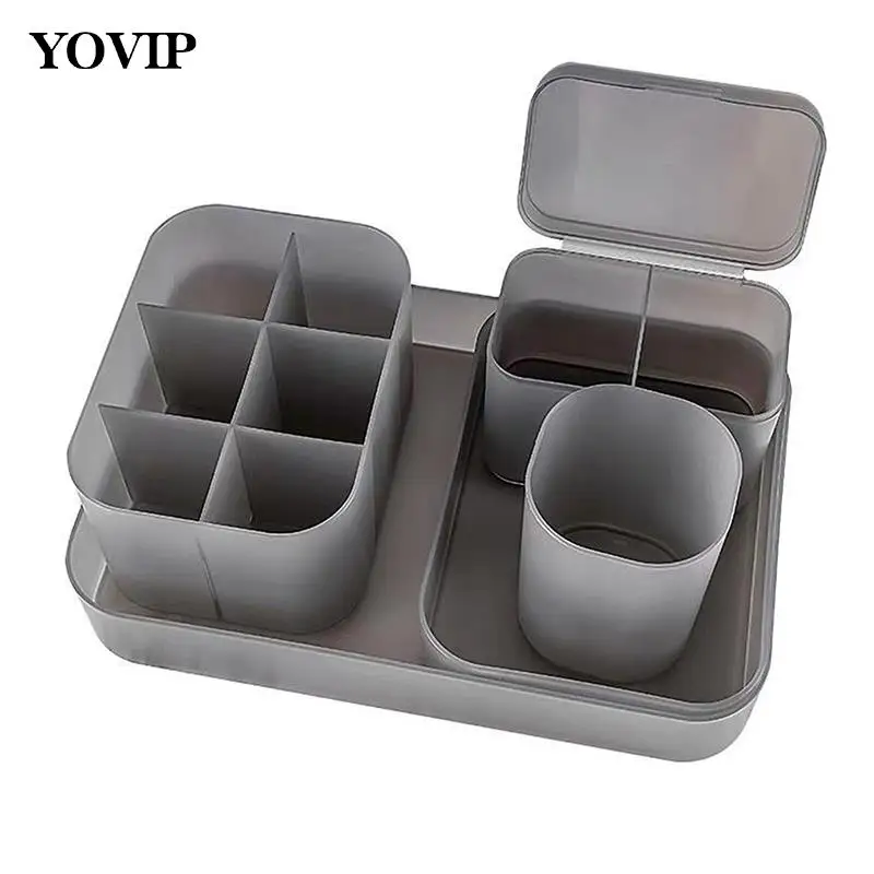 

5Pcs/Set Manicure Nail Art Tools Storage Box Container Home Accessories Makeup Organizer Nail Polish Brush Lipstick Holder Tools