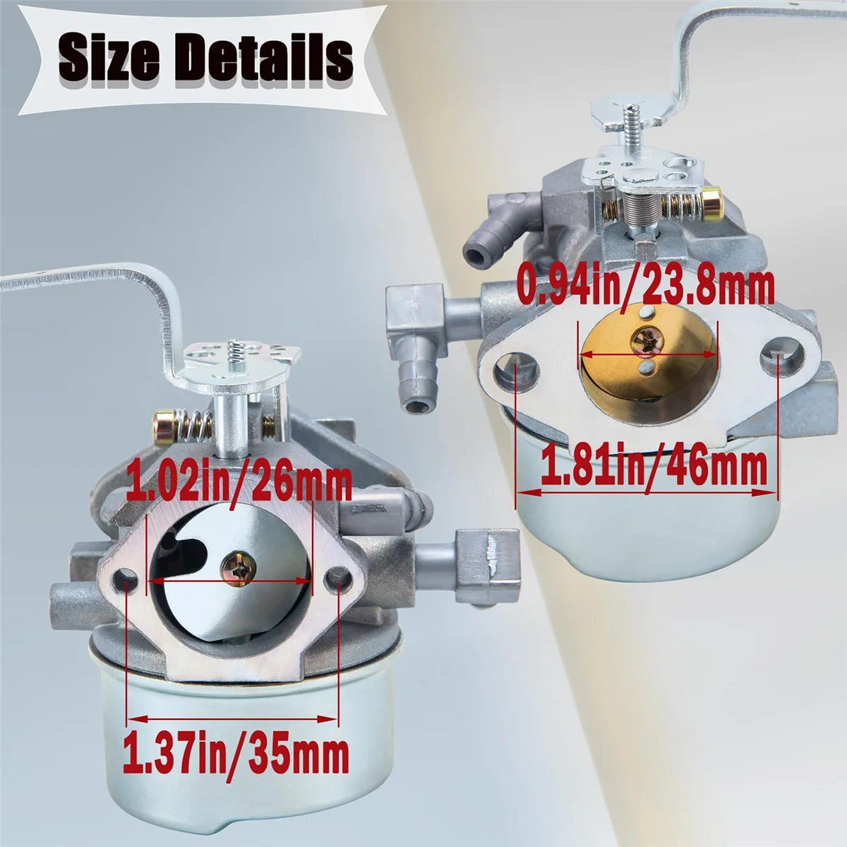 Карбюратор 640152 для Tecumseh 640152A 640023 640051 640140 640260B HM80 HM90 HM100 8-10 HP двигатель воздуходувка