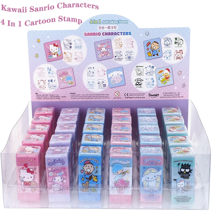 

Милый Sanrio, Hello Kitty My Melody Cinnamonroll LittleTwinStars, мультяшный котик, милый мультяшный детский котик для обучения