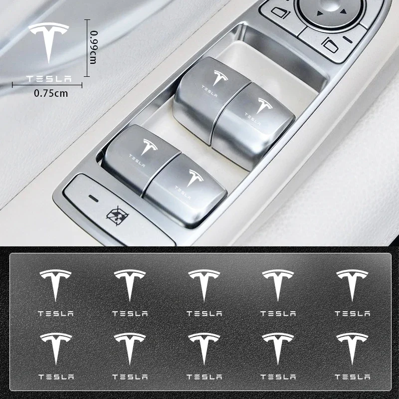 

Кнопка управления окном автомобиля, мини-наклейка, мини-наклейка для модели Tesla 3, модель X Y, стиль, МОДЕЛЬ S ROADSTER 2021, логотип, автомобильные аксессуары