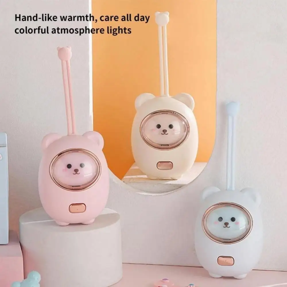 

Built In 2400mah Battery Heater Fast Heating Rechargeable Mini Heater Cute Bear Shape Hand Warmers Heats Rechargeable Hands
