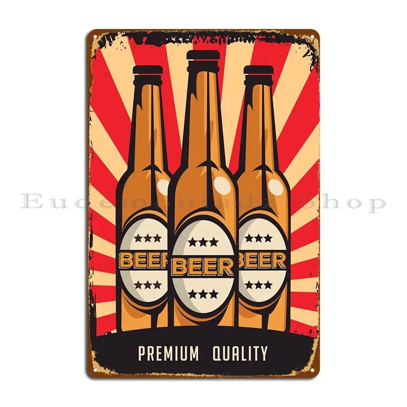 

Cold Beer VIntage Poster Metal Plaque Wall Decor Cave Club Club Tin Sign Poster