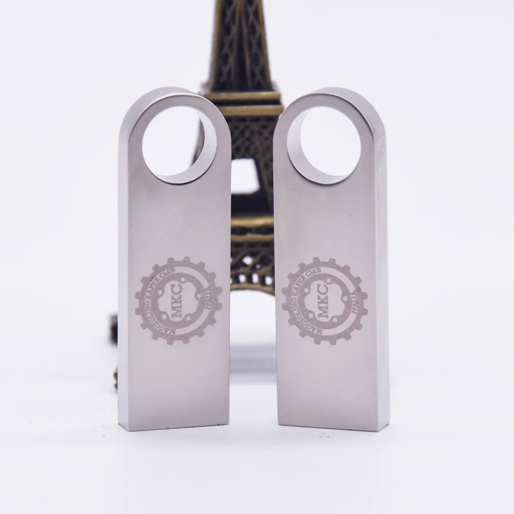 Usb-флеш-накопитель серебристый водонепроницаемый 16-4 Гб 50 шт./партия