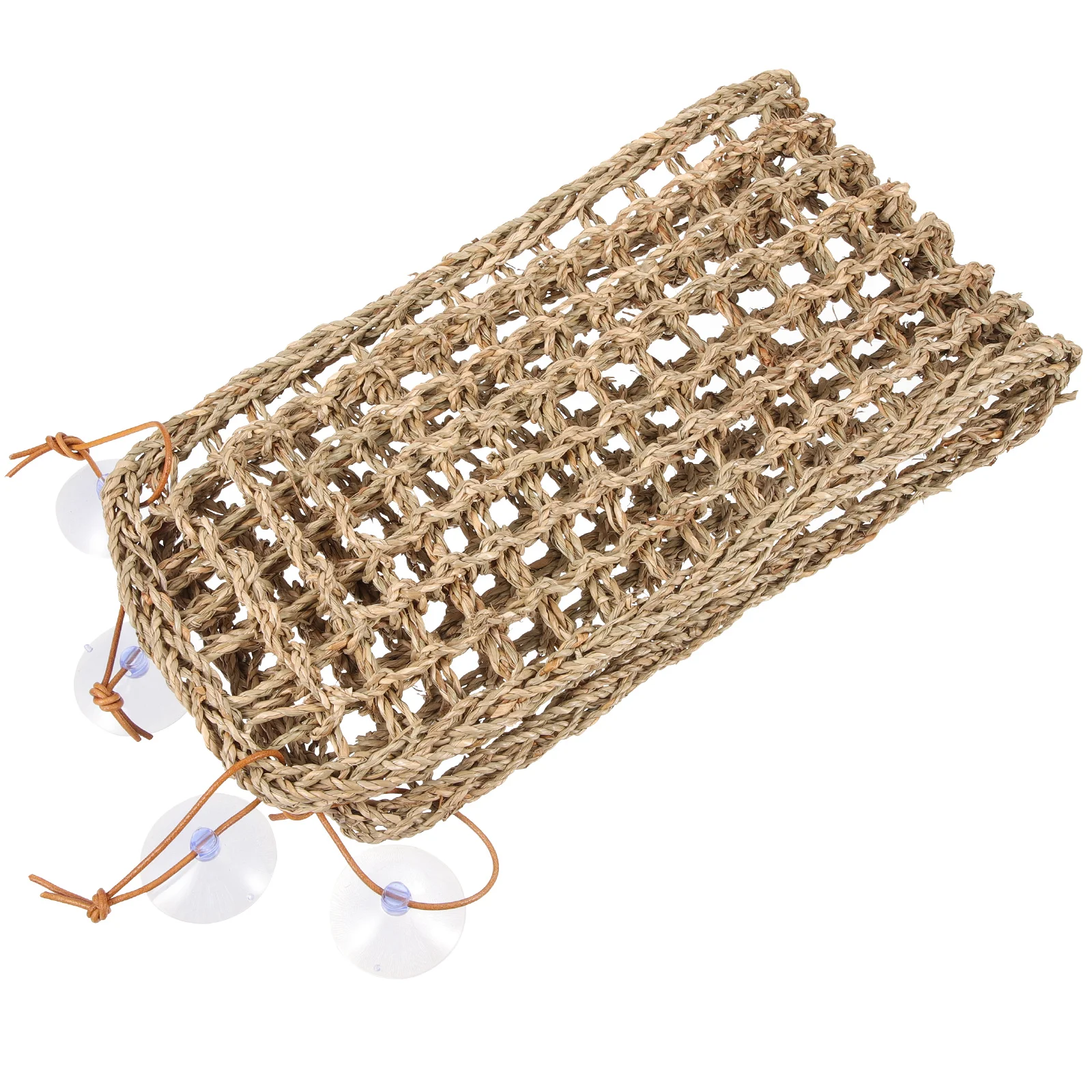 

Reptile Lizard Bearded Dragon Hammock Reptile Climbing Lounger Natural Seagrass Hammock Bed for Lizard