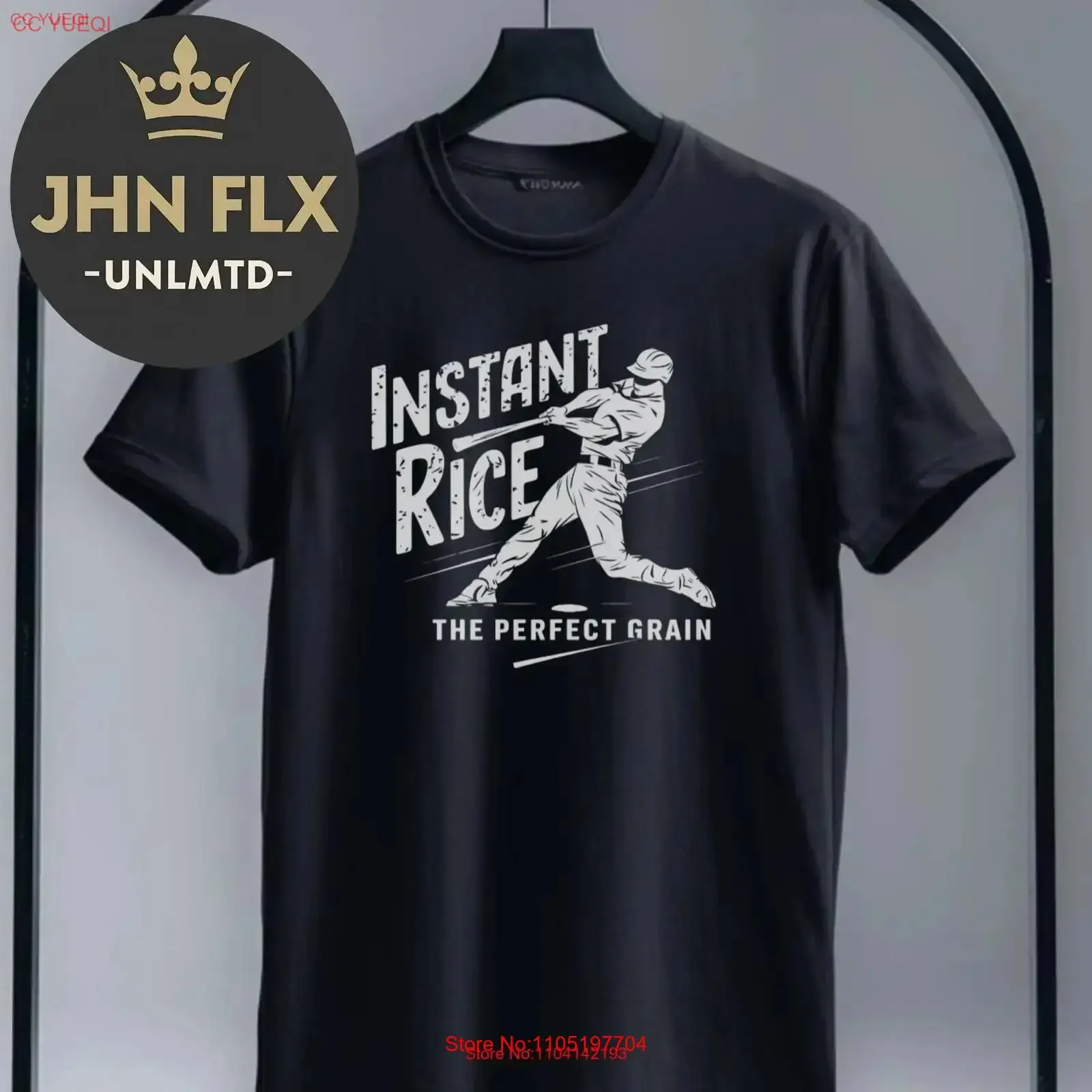 Фото Футболка Ben Instant Rice NYY, винтажная стираная модельерская одежда, слегка унисекс, стильная, удобная, универсальная №1