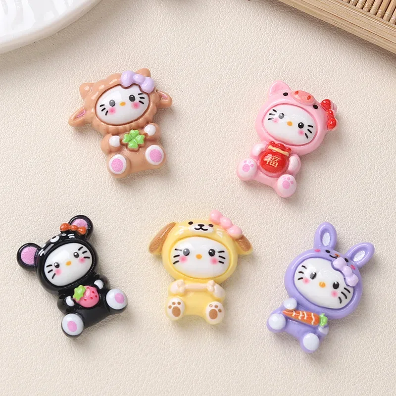 5 шт. аксессуары из смолы с героями мультфильмов сделай сам ювелирные изделия