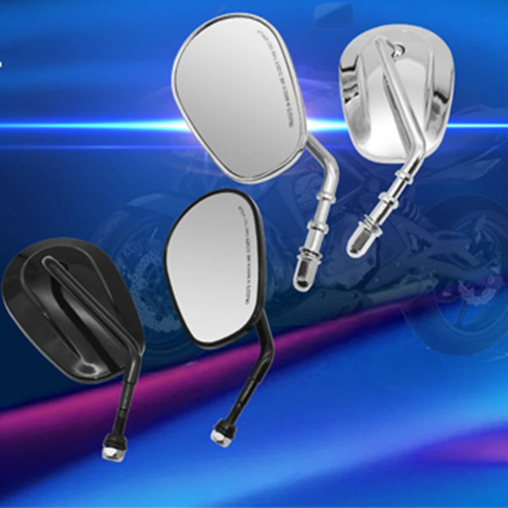 

Motorcycle Rear View Mirror Scooter Mirrors 360 Degree Adjustable Cafe Racer Mirrors for Harley Davidson Touring Accessories
