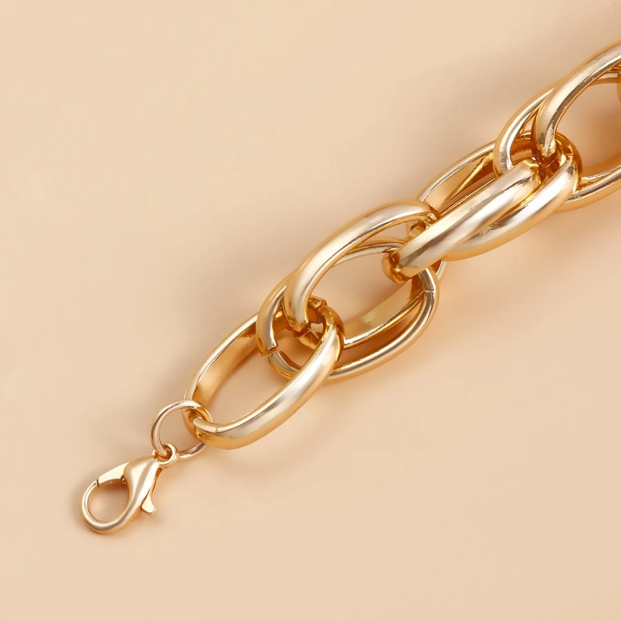 Европейские и американские крутые стильные полые толстые O-образные цепочки