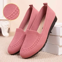 new mesh breathable womens sneakers lightweight breathable flat casual shoes womens moccasin socks womens shoes
