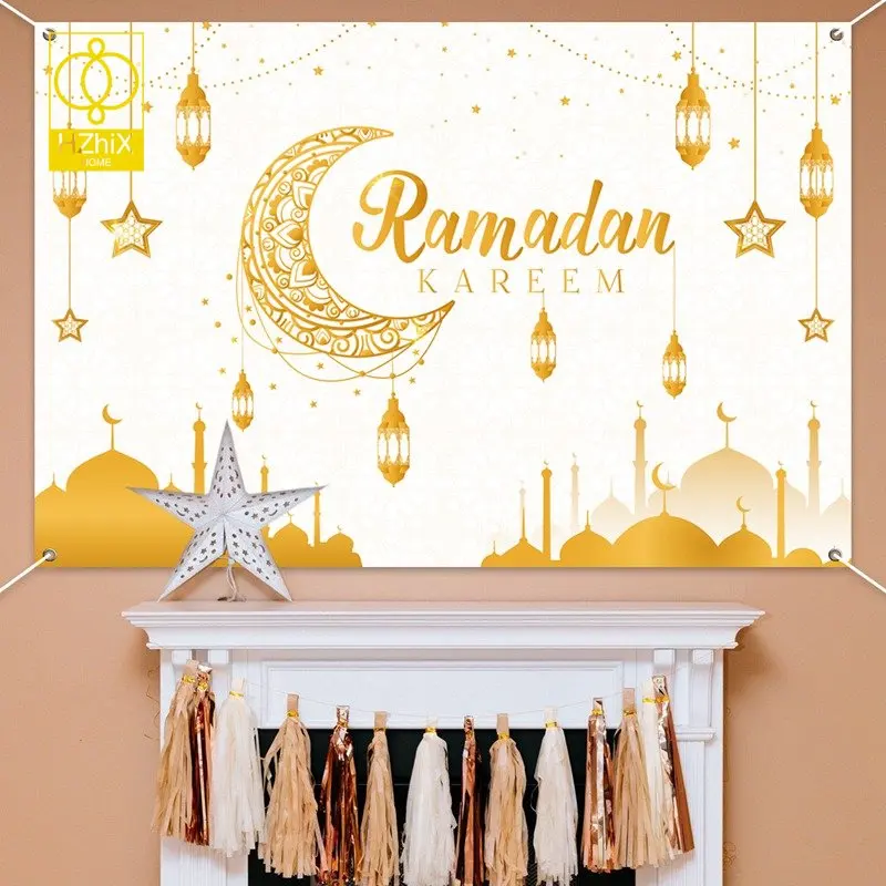

Eid Muslim Tapestry Islamic Ramadan Festival Holiday Home Decoration Wall Hanging Bedroom Living Room Art Deco Pray Tapestries