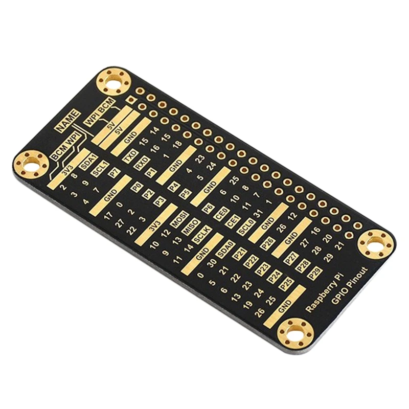 

For Raspberry Pi 4B/3B+/3B/Zero 2W GPIO Gpio 40Pin Definition Board With Multiple Scales For Raspberry Pi GPIO Pinout