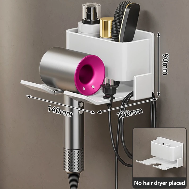 

Металлический держатель для фена настенный