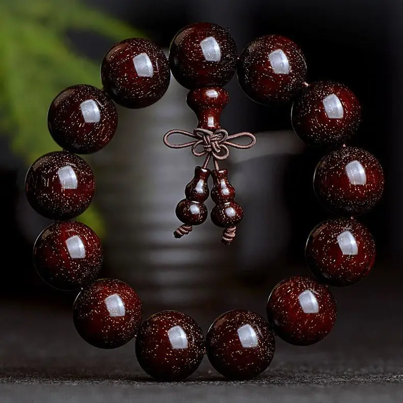 

SNQP Xiaoye Red Sandalwood Hand String Sky Star Old Material Men's 108 Buddha Beads Wood