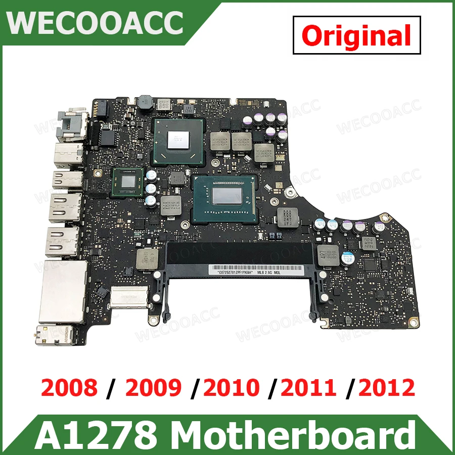 

Genuine A1278 Motherboard For Macbook Pro 13" A1278 Logic Board 2008 2009 2010 2011 2012 Series