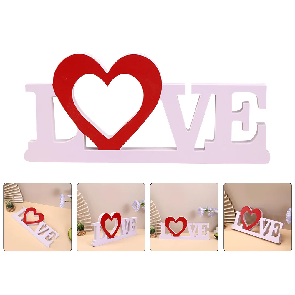 

Love Sign Table Wedding Signs Letter Decor Wood Wooden Rustic Standing Freestanding Letters Day Word Cutout Centerpiece Wall