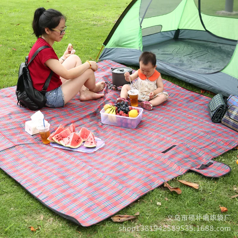 

Oxford Cloth Outdoor Picnic Mat Waterproof Mat Beach Mat Baby Crawl Mat Camping