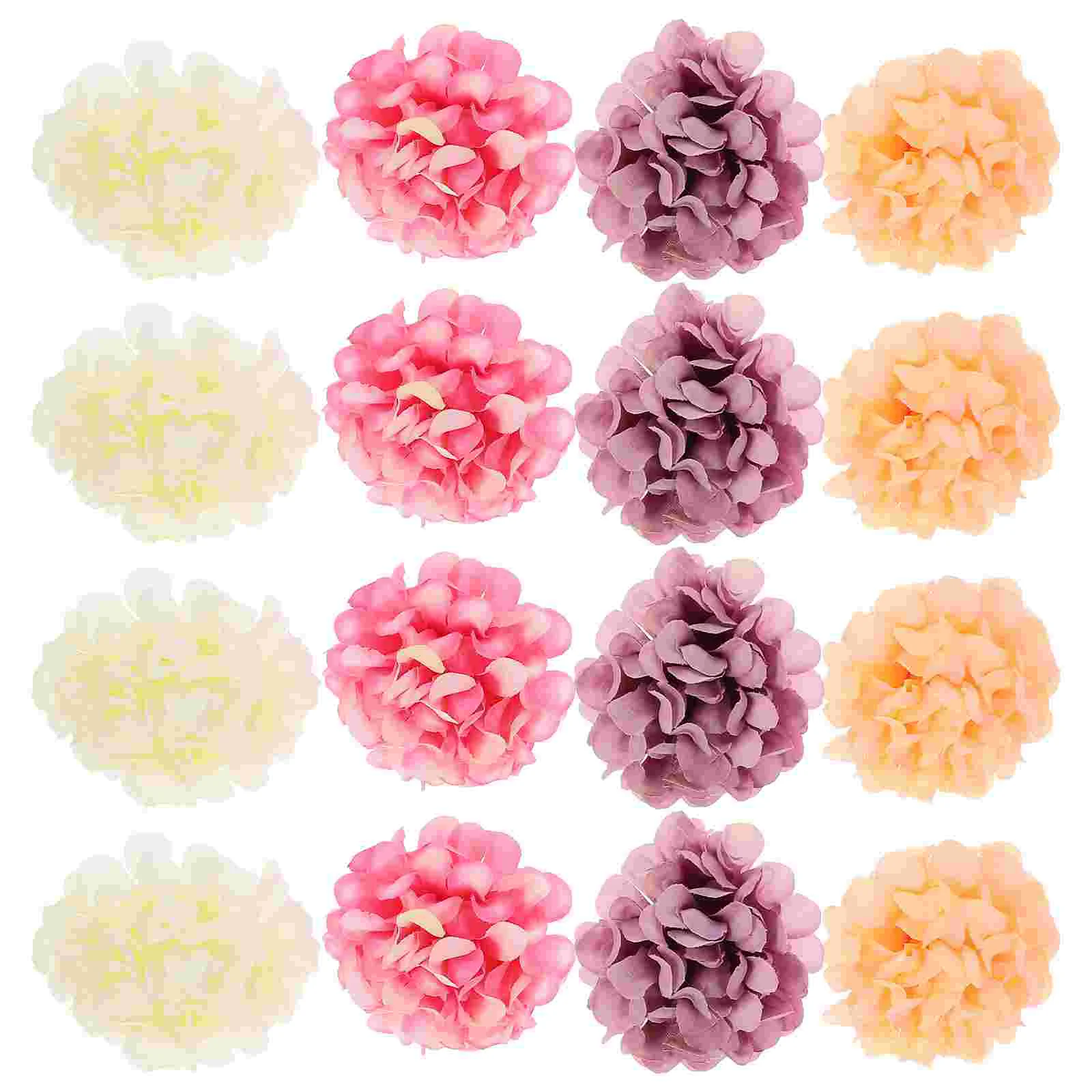 

20 Pcs Artificial Chrysanthemum Faux Flowers Small Fake Daisies Mini Silk Cloth DIY Crafts Heads