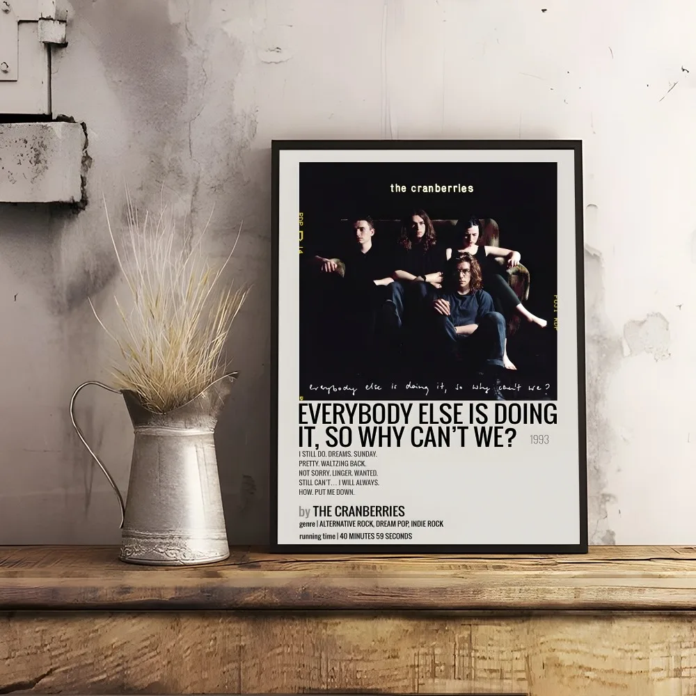 

Настенная наклейка-плакат C-CranBeRries band Album cover