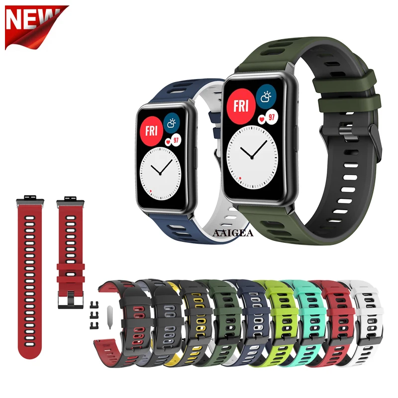

Silicone Sport Strap Bnad for Huawei watch fit Replacement Bracelet